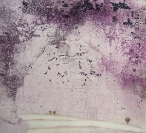 ruimte · 26x28 cm · tekening op ets · € 195,-