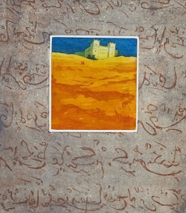 Veel verder dan vliegen (Marokko), 33 x 37, ets/aquatint, € 145,-