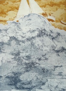 woelig water · 33x46 cm · etsaquatint · € 125,-