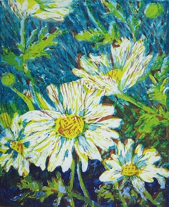margriet, 21 x 26, ets/linosnede, € 70,-