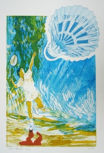 badminton 19x30 cm · ets-linosnede · € 90,-