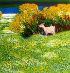 Luilekkerland, 11 x 40, linosnede, € 75,-