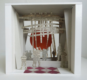 misverstand, 30 x 30, kijkdoos, € 185,-