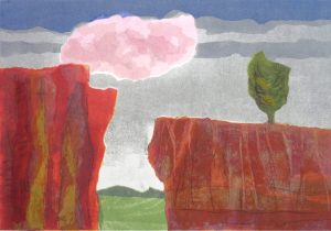 z.t. 1 · 23x32 cm · sjabloondruk · € 215,-