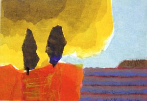 z.t.,6 · 23x32 cm · sjabloondruk · € 215,-